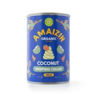 Coconut whipping cream 30 % fat organic 400 ml   AMAIZIN