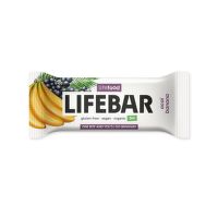 Lifebar banana bar with acai RAW organic 40 g   LIFEFOOD
