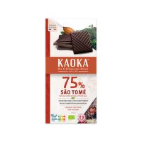 Dark chocolate Sao Tomé 75% organic 100 g   KAOKA