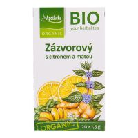 Ginger with lemon and mint herbal tea organic 30 g   MEDIATE