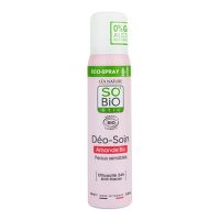 Natural deodorant ECO SPRAY 24h Almond Organic 100 ml   SO’BiO étic