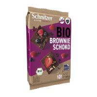 Gluten-free chocolate brownie organic 140 g   SCHNITZER