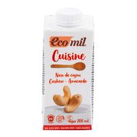 Cashew cuisine cream for cooking organic 8 % fat 200 ml   ECOMIL 