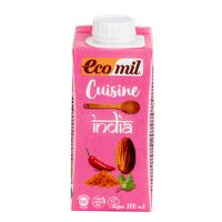 Almond cuisine cream India organic 9 % fat 200 ml   ECOMIL 