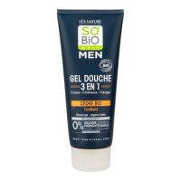 Shower gel MEN 3 in 1 toning cedar 200 ml Organic   SO’BiO étic