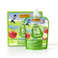 Apple puree organic 360 g   POKI DANIVAL