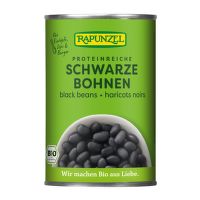 Sterilized black beans organic 400 g   RAPUNZEL